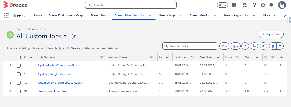 CleaninUpAccountRecords in Scheduler Jobs