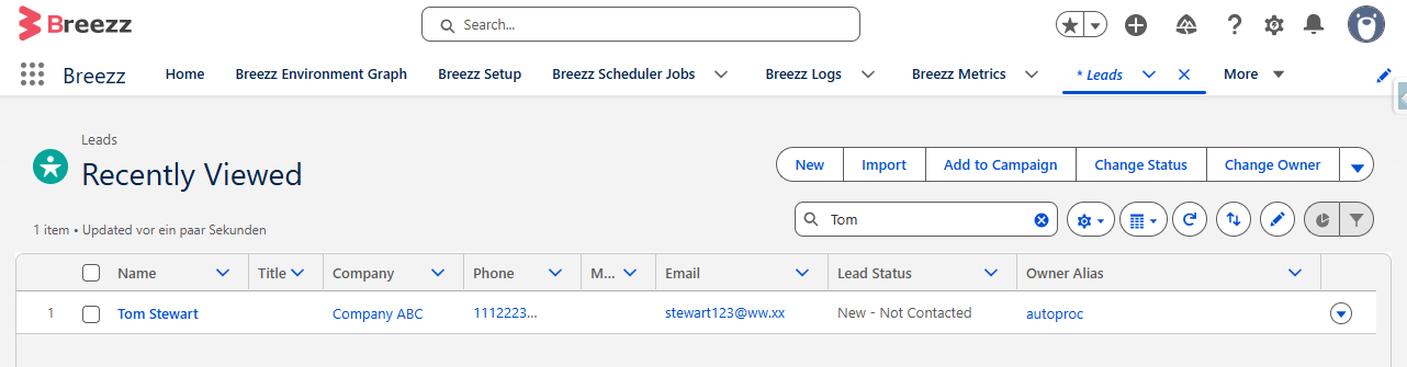 Lead Created
