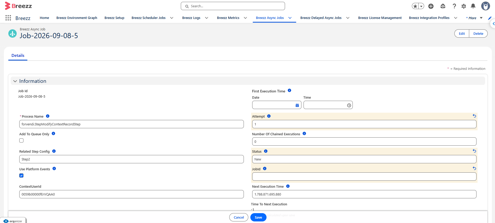 Reprocess Async Job