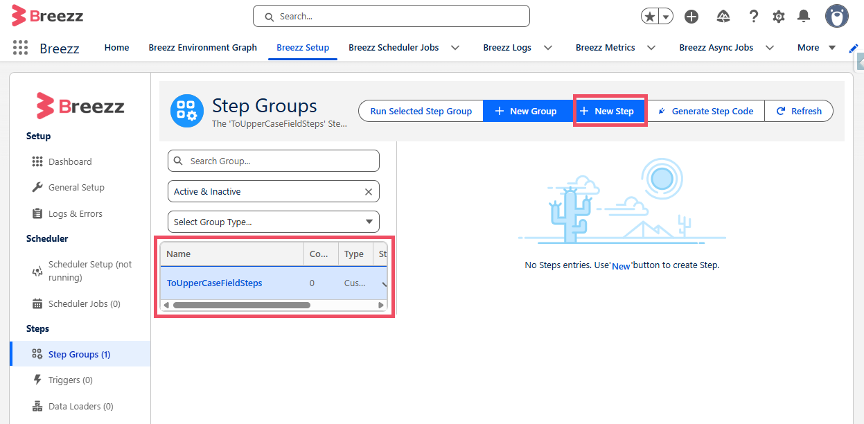 Add Step To Step Group